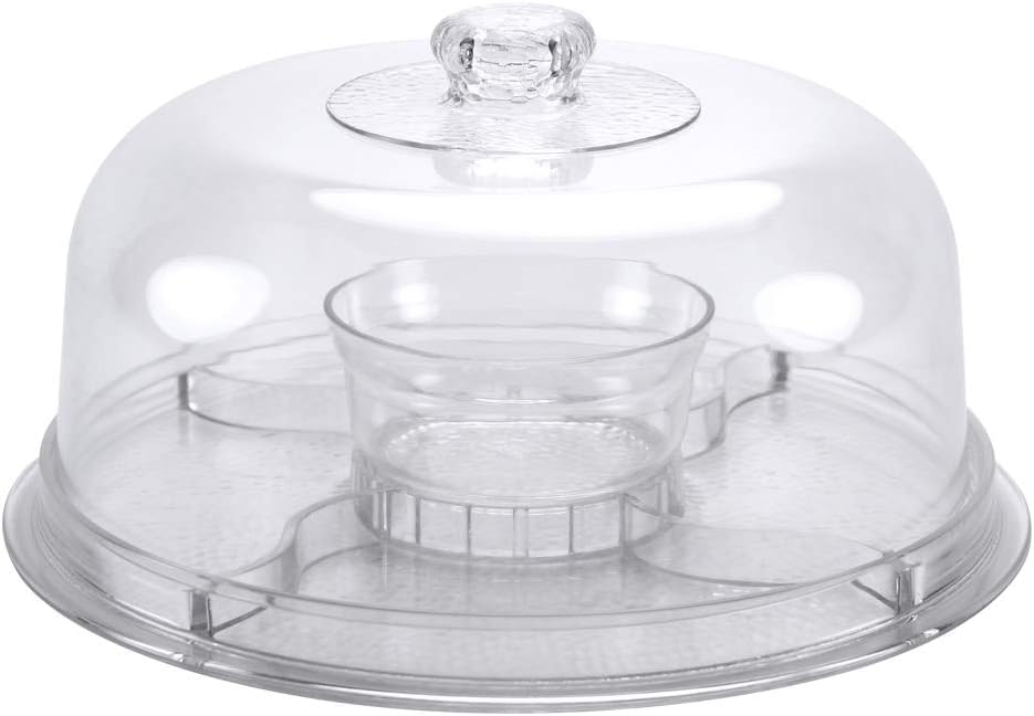 Cake Stand with Dome Cover (6 Count)