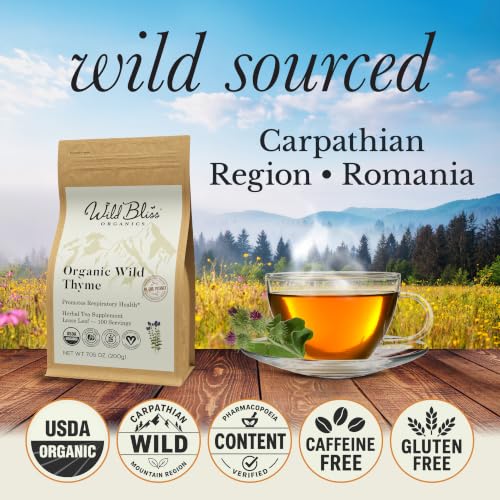 Organic Wild Breckland Thyme Tea (100 Count)