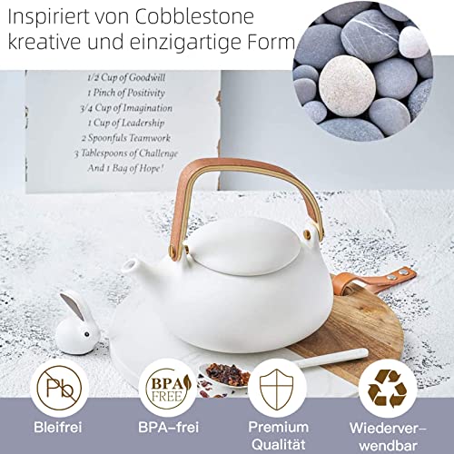 Ceramic Teapot with Infuser