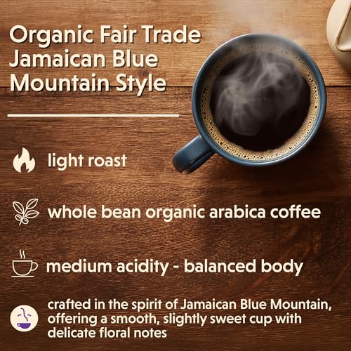 Organic Fair Trade Jamaican Blue Mountain Style (16 Ounce)