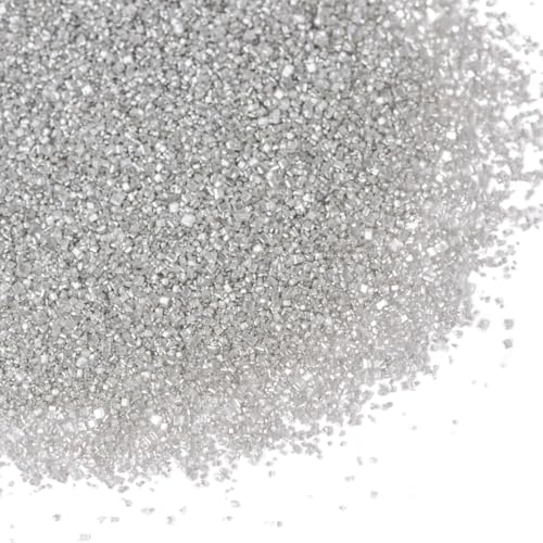 Silver Sanding Sugar Crystals for Baking & Decorating (5.11 Ounce)