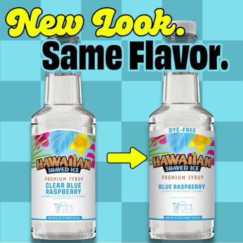 Clear Blue Raspberry Syrup (16 Fl Oz)