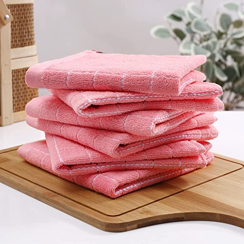 100% Cotton Terry Kitchen Dish Cloths (8 Count)