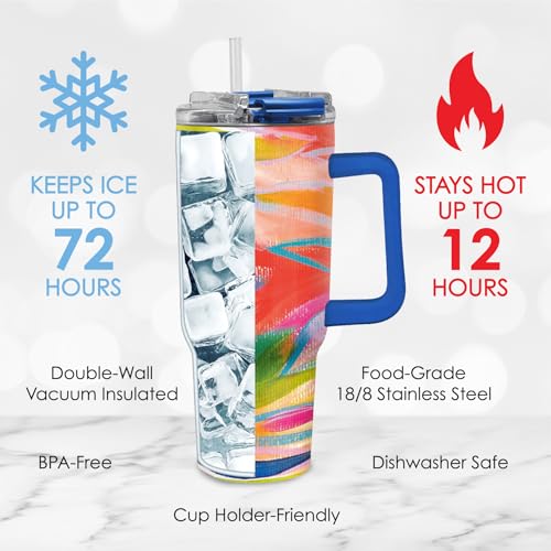 18 8 Stainless Steel Insulated Water Tumbler with Straw