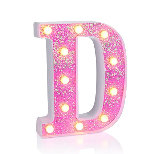 Pink Light up Letters (4.2329 Ounce)