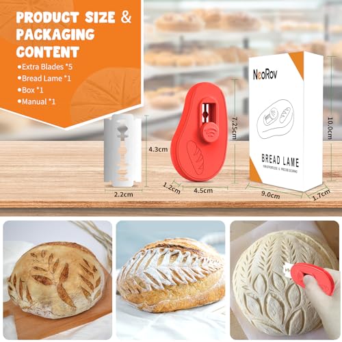 Extractable & Magnetic Bread Lame Dough Scoring Tool (5 Count)