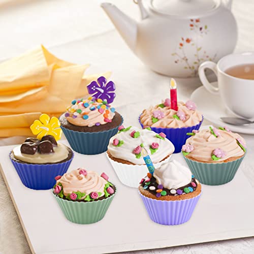 48 Pack of Silicone Cupcake Liners (48 Count)