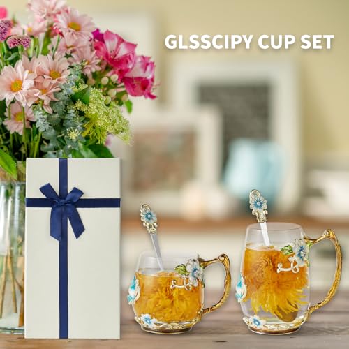 Tea Cup Glass Coffee Mugs (34.99 Count)