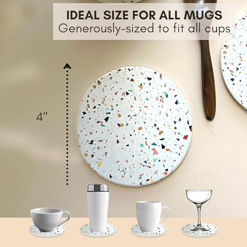 Terrazzo Coasters Set of 6 (6 Count)