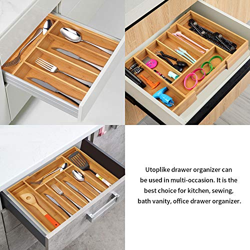 Bamboo Cutlery Silverware Tray
