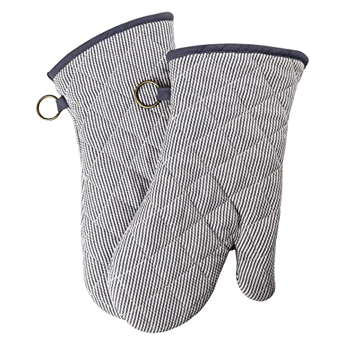 Yarn Dyed Oven Mitts 1 Pair (2 Count)