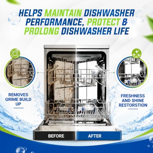 Dishwasher Cleaner & Deodorizer Tablets (24 Count)
