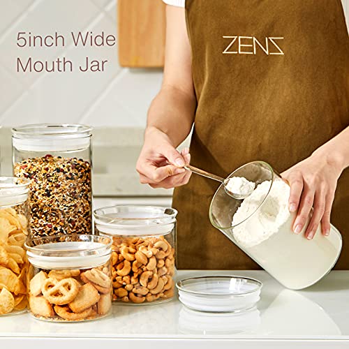 74oz Glass Canisters with Airtight Lid (2 Count)