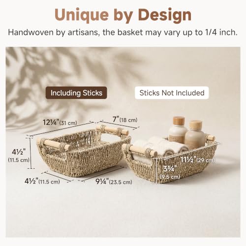 Small Baskets for Shelf (2 Count)