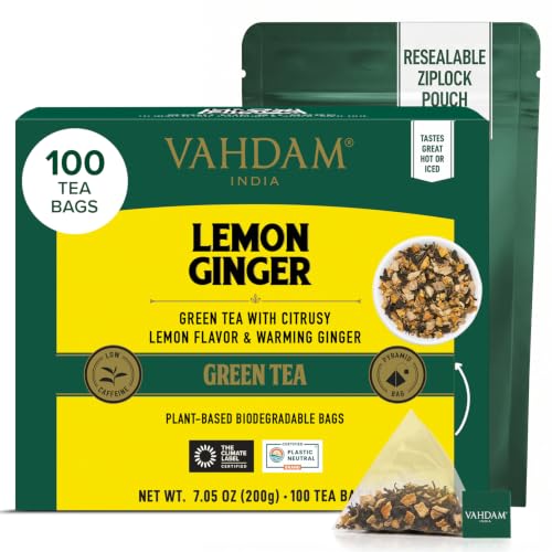 Lemon Ginger Tea Bags (100 Count)