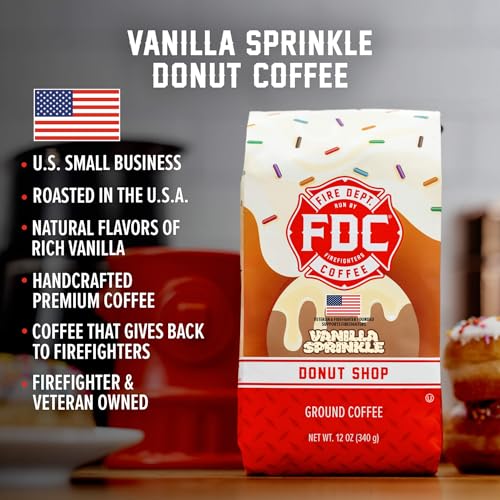 Vanilla Sprinkle Donut Ground Coffee (12 Ounce)