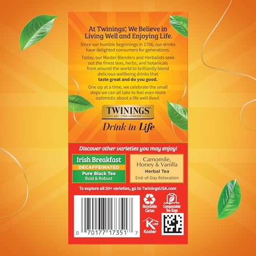 Decaffeinated English Breakfast Black Tea Bags (120 Count)