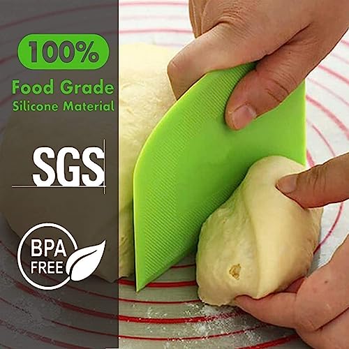 Dough Scraper Bench Scraper (3 Count)