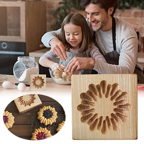 Wooden Cookie Biscuit Mold