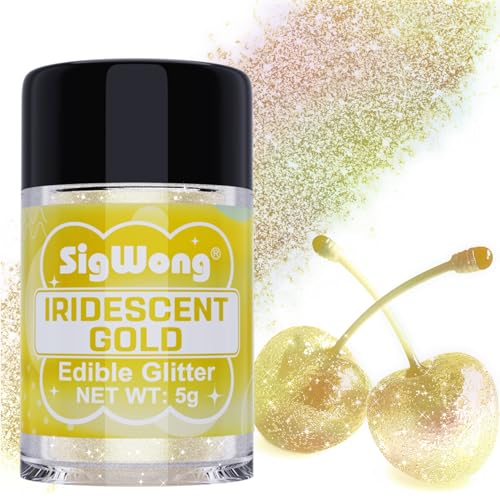 Iridescent Gold Edible Glitter