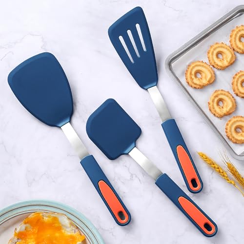 3 Pieces Silicone Spatula Set (3 Count)