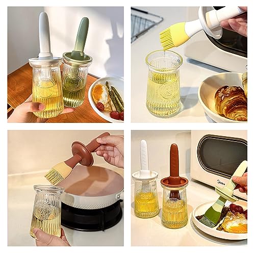 Oil Dispenser with Brush
