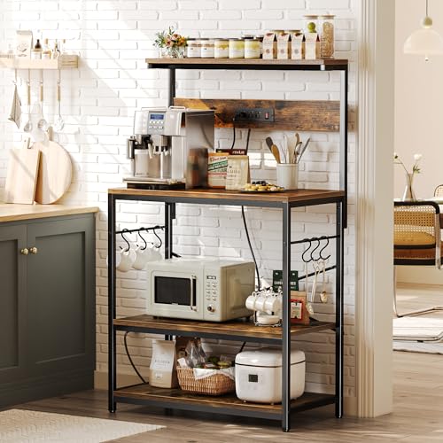 Bakers Rack with Power Outlets