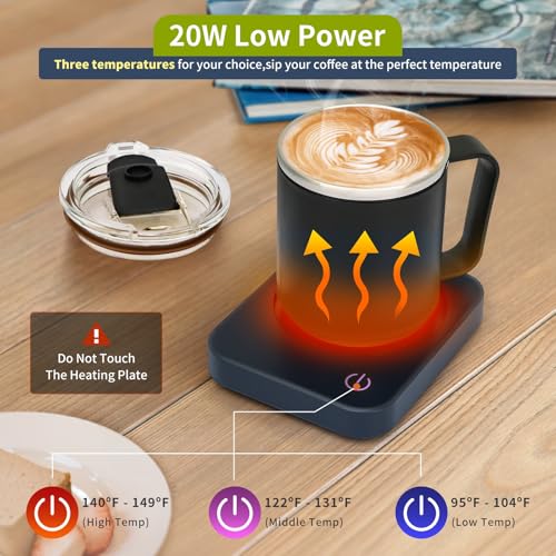 Coffee Mug Warmer Set with Auto Shut Off