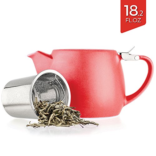 Pluto Porcelain Small Teapot Red