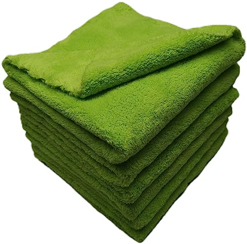 Plush Edgeless Microfiber Towel for Car (6 Count)