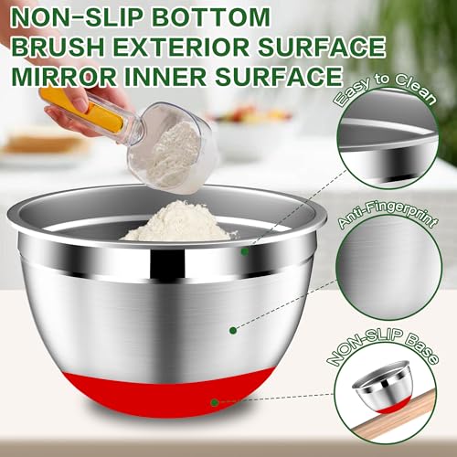 Mixing Bowls with Lids Set (16 Count)