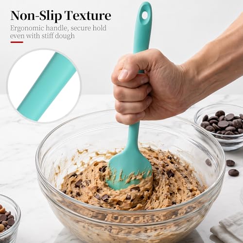 600ºF Heat Resistant Silicone Spatula Spoonula Set of 3