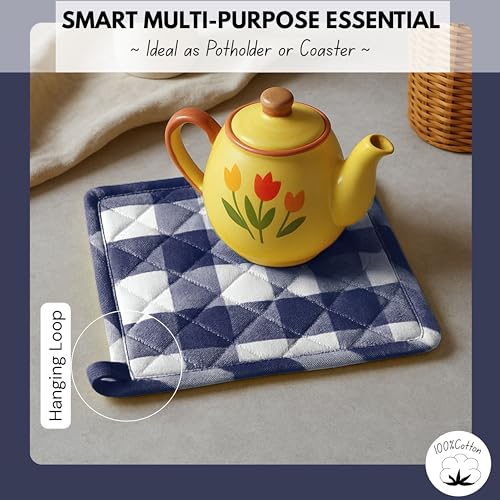 Buffalo Plaid Check Oven Mitts and Pot Holders Set of 4 (4 Count)