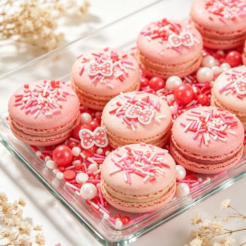 Red Bow Sprinkles 130g (4.58 Ounce)