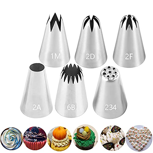Large Icing Piping Tips Set for Cake Decorating