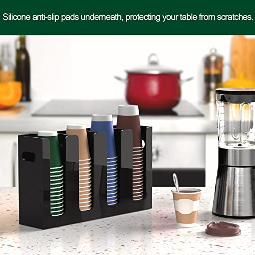 Disposable Coffee Cup Dispenser with Handles