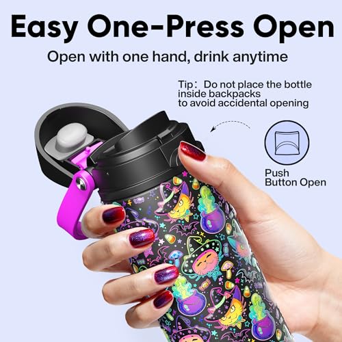 Insulated Water Bottle with Straw