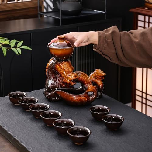 Chinese Gongfu Tea Set Ceramic Teapot with Infuser