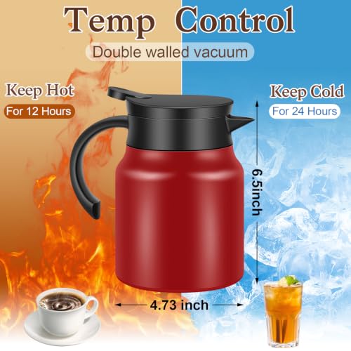 2 PCS 30 OZ Thermal Coffee Carafe (2 Count)