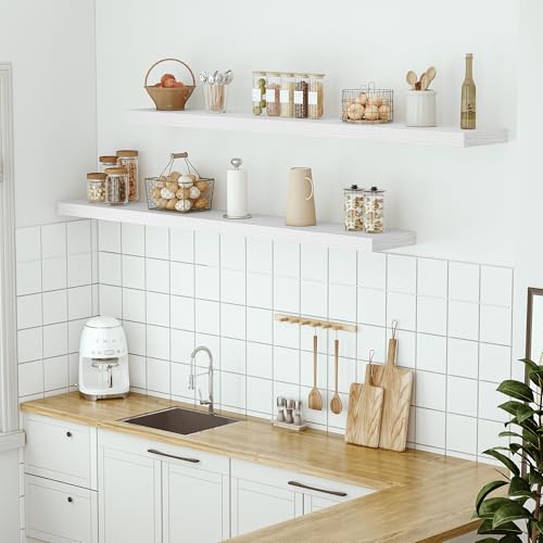 Deep Floating Shelves 55x10” Set of 1