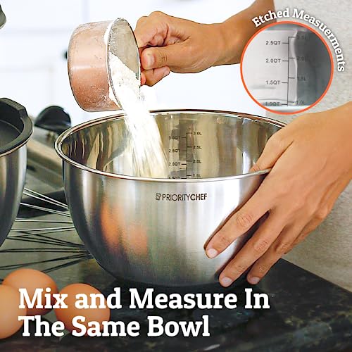 Premium Mixing Bowls With Lids Set