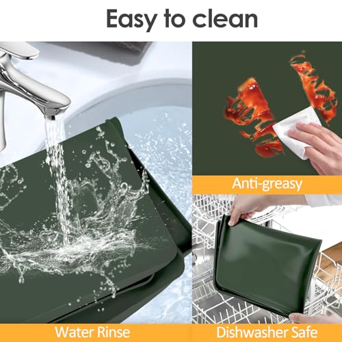 Silicone Coffee Maker Mat with Lip for Countertops