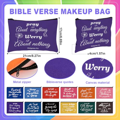 12 Sets Christian Gifts Bulk for Women Inspirational Bible Verse Favors (72 Count)