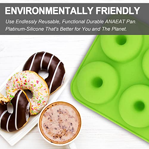 2 Pack Donut Pan Silicone Baking Mold (2 Count)