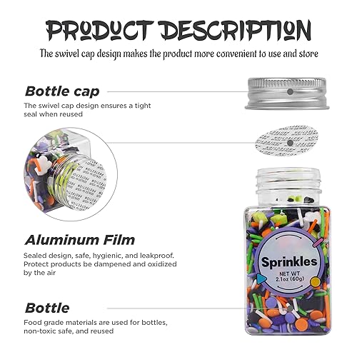 Edible Halloween Sprinkles (4.23 Ounce)