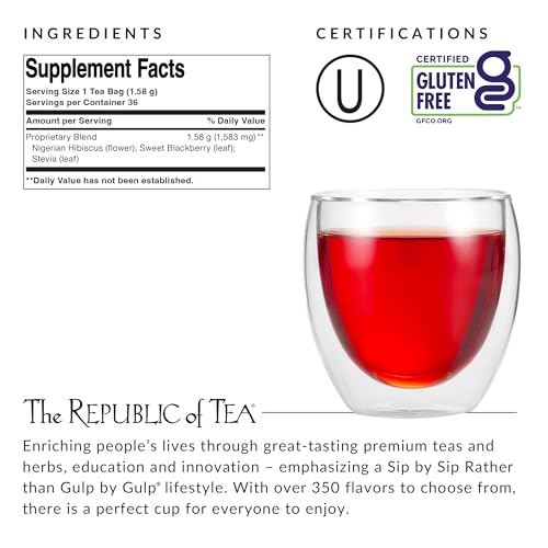Natural Hibiscus Tea Refill Pack (250 Count)