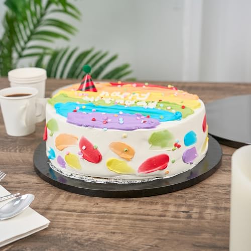 Round Black Cardboard Cake Drum Board