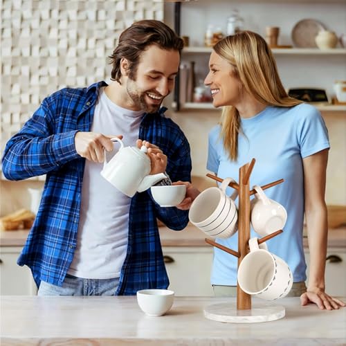 Acacia Wood Mug Tree
