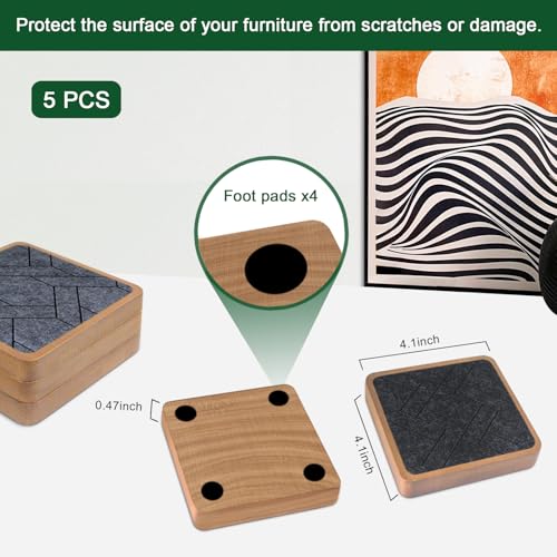 5 Pack Coasters for Drinks Absorbent