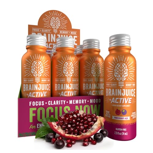 Active Pomegranate Acai Nootropic Supplement Shot (30 Fl Oz)